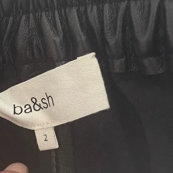 BA&SH genuine leather skirt NWTlamb skin super soft size M
